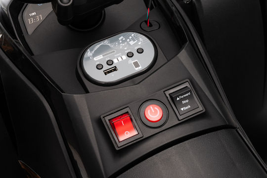 Tricicletă pentru copii Electrică 24 Volt Negru