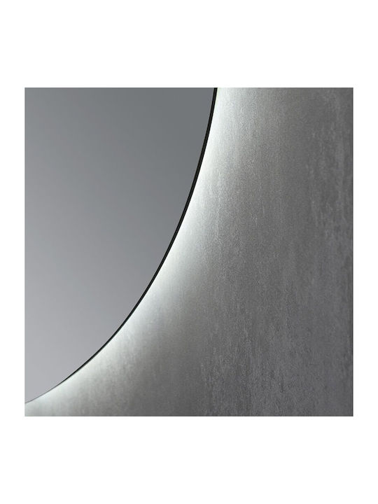 Sparke Round Bathroom Mirror Led 80x80cm White
