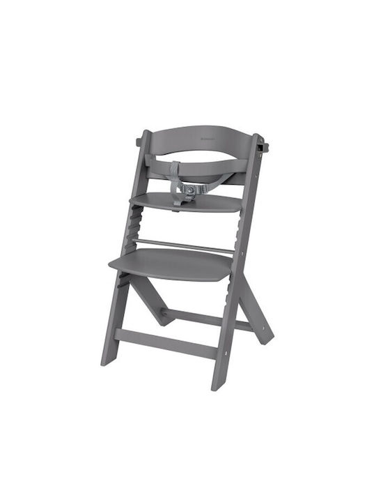 Kikka Boo Nordy Baby Highchair 2 in 1 with Adjustable Height Dark Gray