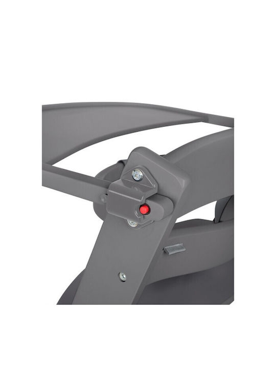 Kikka Boo Nordy Baby Highchair 2 in 1 with Adjustable Height Dark Gray