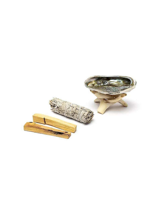 Smudge Kit Gift Box Palo Santo Φασκόμηλο Κοχύλι & Cobra Ενεργειακό Καθαρισμό