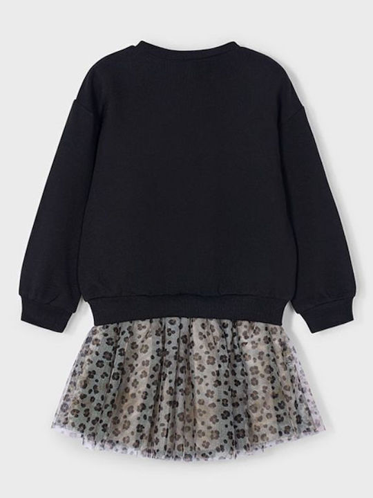 Kids' Set with Skirt Winter 2pcs Black