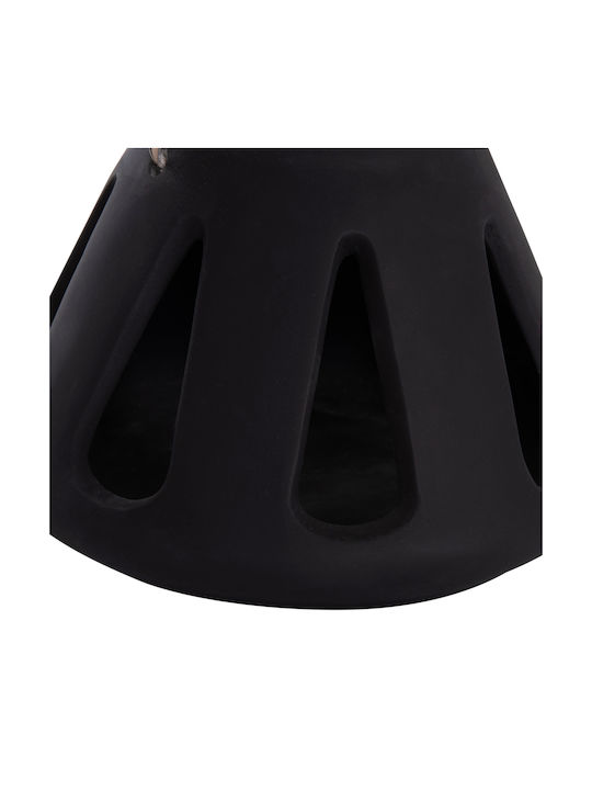HomeMarkt Erantyl Rattan Tabletop Lantern Black 10x10x10cm