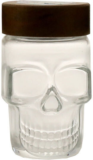 General Use Vase with Lid Glass Transparent 5.5x5.5cm