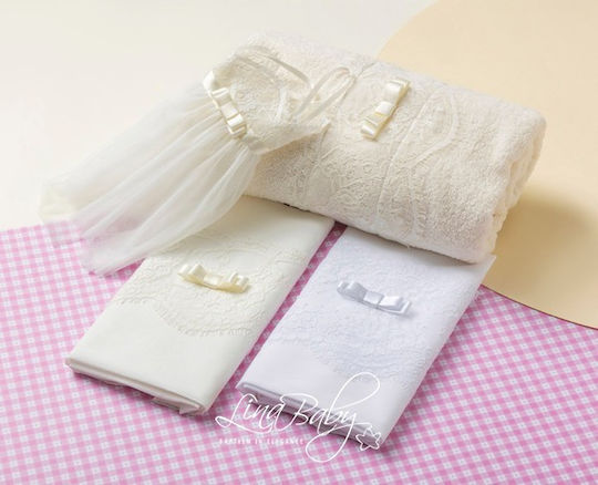 Lina Baby Комплект Кръщелни Ризи Екрю 4 Бройки