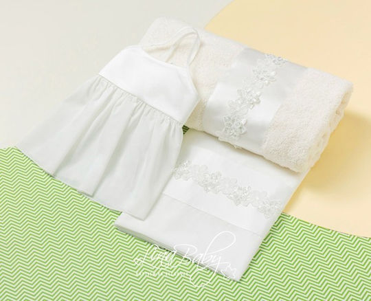 Lina Baby Комплект Кръщелни Ризи Екрю 4 Бройки
