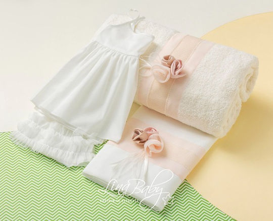 Lina Baby Комплект Кръщелни Ризи Екрю 4 Бройки