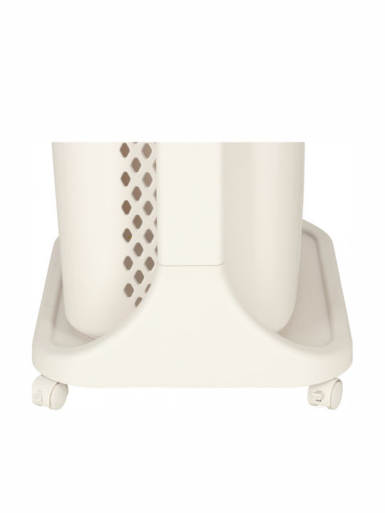 ikonka Cutie de Depozitare Jucării pentru Copii din Plastic Alb 44x77.5x32cm 1buc