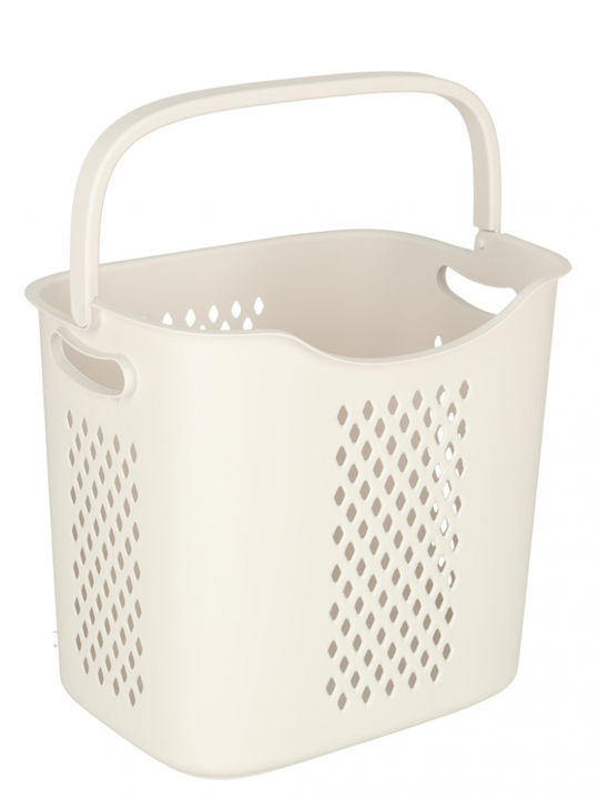 ikonka Cutie de Depozitare Jucării pentru Copii din Plastic Alb 44x77.5x32cm 1buc