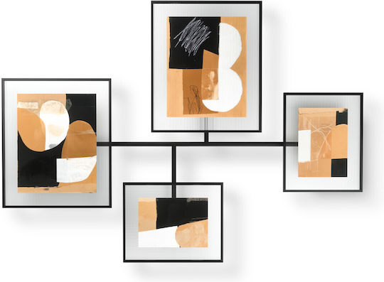 Umbra Wall Frame Metallic 57cmx99cm with Black Frame