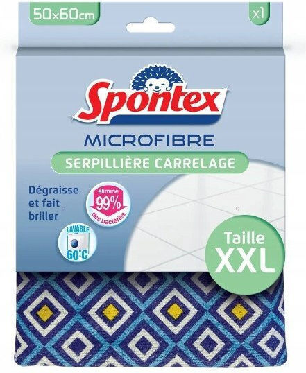 Spontex Cleaning Cloths with Microfibers General Use Blue 50x60cm
