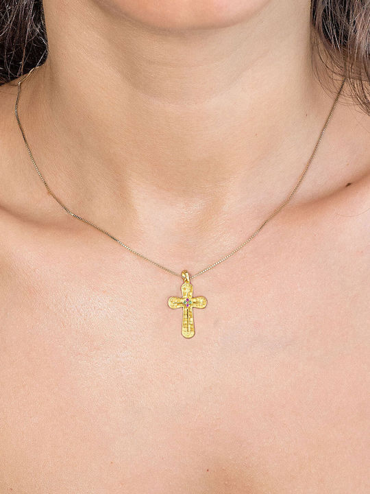 Kiriakos Gofas Women's Gold Cross 14K