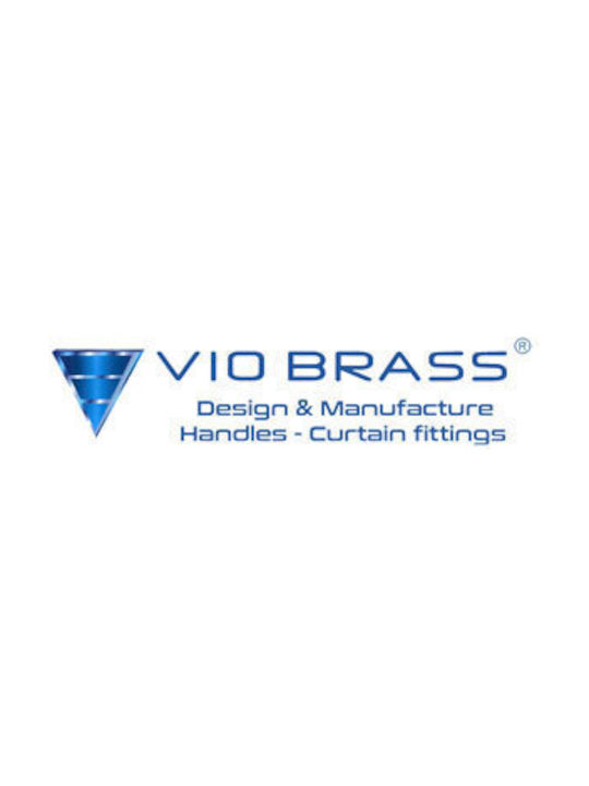 Viobrass Lever Front Door with Plate Pair Black Nickel Matte