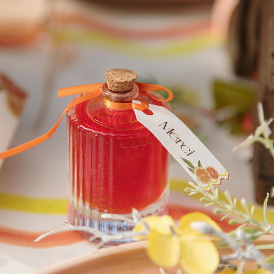 Beauty Home Lucie Μπουκάλι Νερού Γυάλινο με Φελλό Διάφανο 30ml