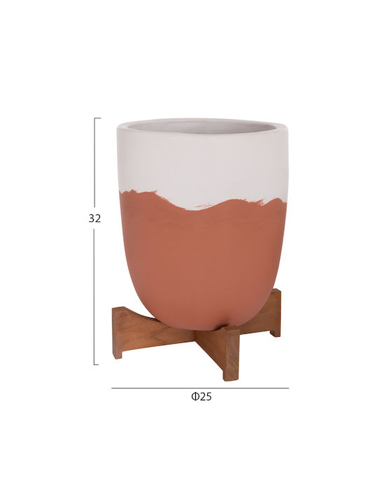 HomeMarkt Σετ 2 Γλάστρες Πήλινες Τερακότα HomeMarkt Σετ 2 Γλάστρες Πήλινες Τερακότα