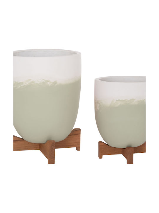 HomeMarkt Σετ 2 Γλάστρες Πήλινες Terracotta