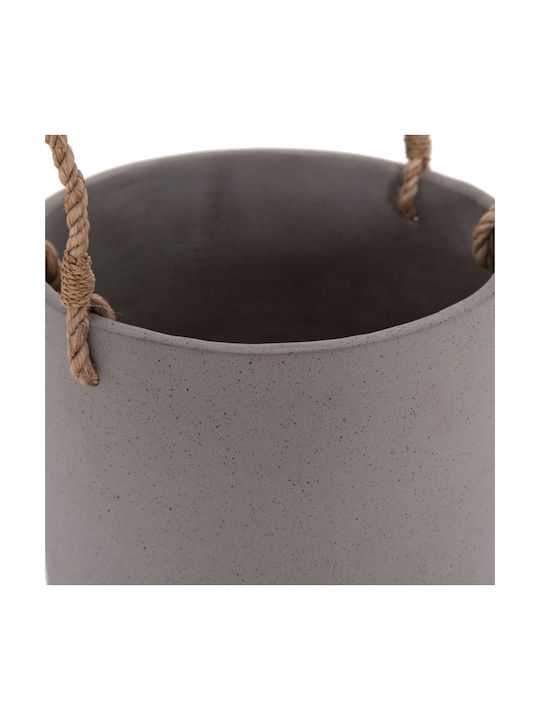 HomeMarkt Tryll Γλάστρα Τσιμεντένια Γκρι 21x21εκ.