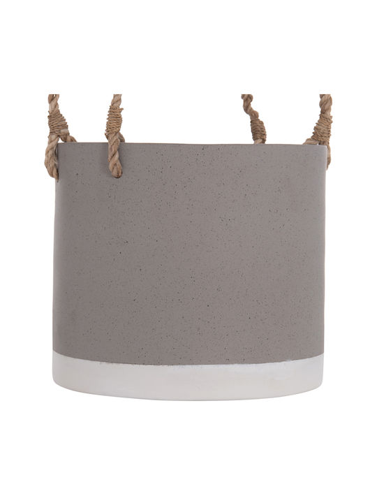 HomeMarkt Tryll Γλάστρα Τσιμεντένια Γκρι 21x21εκ.