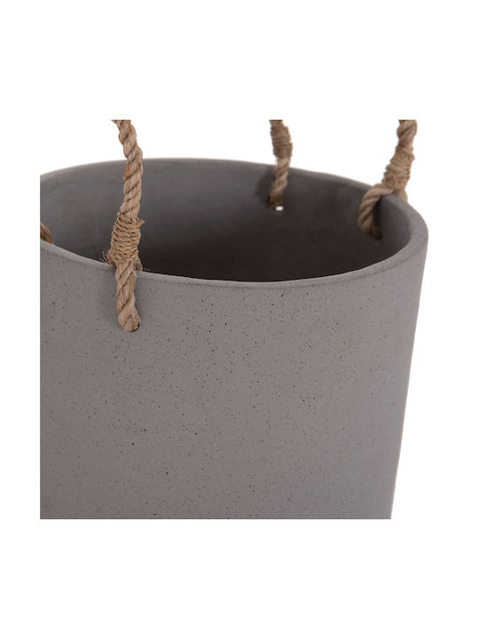 HomeMarkt Tryll Γλάστρα Τσιμεντένια Γκρι 21x21εκ.