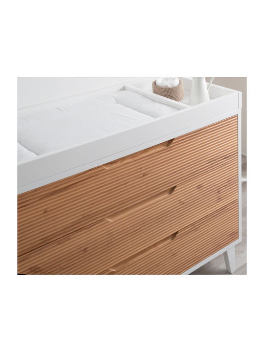 Baby Kommode mit 3 Schubladen White Biscuit 115x51x85cm
