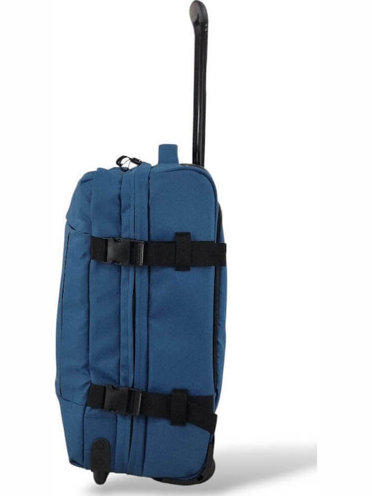 Diplomat Cabin Blue Suitcase With 2 Wheels Height 55cm