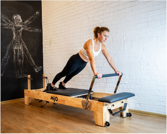 Pat Reformer Pilates Pliabil din Lemn Foldable Mijo Cod 23298
