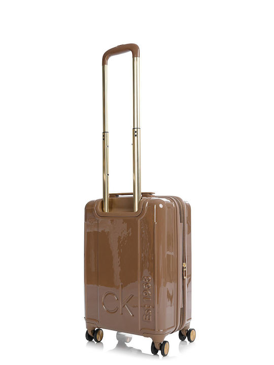 Calvin Klein Physique Koffer Kabine Hart Beige mit 4 Räder