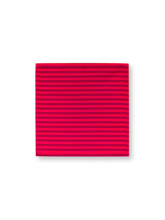 PiP Studio Towel in Red Color 40x40cm