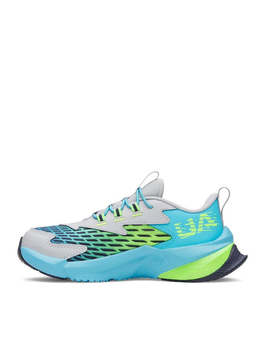 Scramjet 7 Kids Sports Shoes Running with Laces Blue