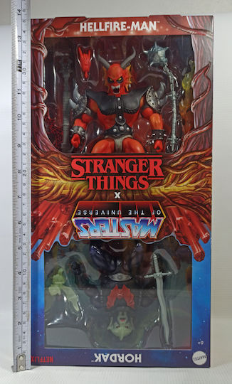 Masters Universe X Stranger Things Origins Action Figures 2-pack Hordak & Hellfire-man 14 Cm