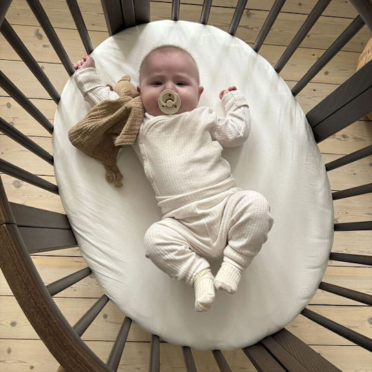 Stokke Wiege Sleepi Mini mit Rädern Braun