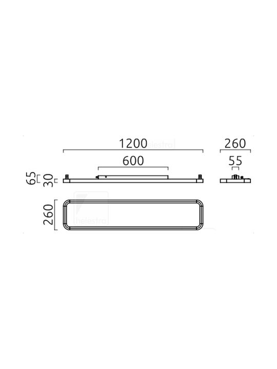 Helestra Deckenleuchte 26cm LED