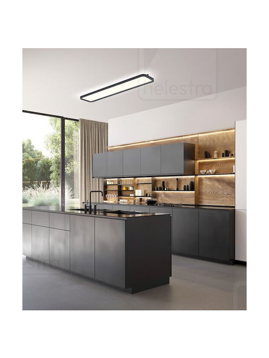 Helestra Deckenleuchte 26cm Schwarz mit Integrierter LED