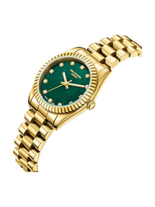 Lee Cooper Crystals Watch with Battery Mechanism
