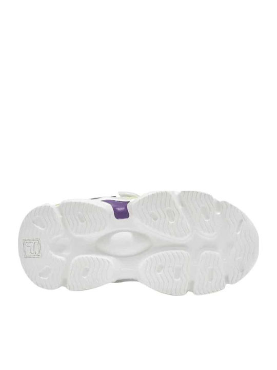 Memory Spinel 3 V Kids Sneakers Anatomic with Scratch White