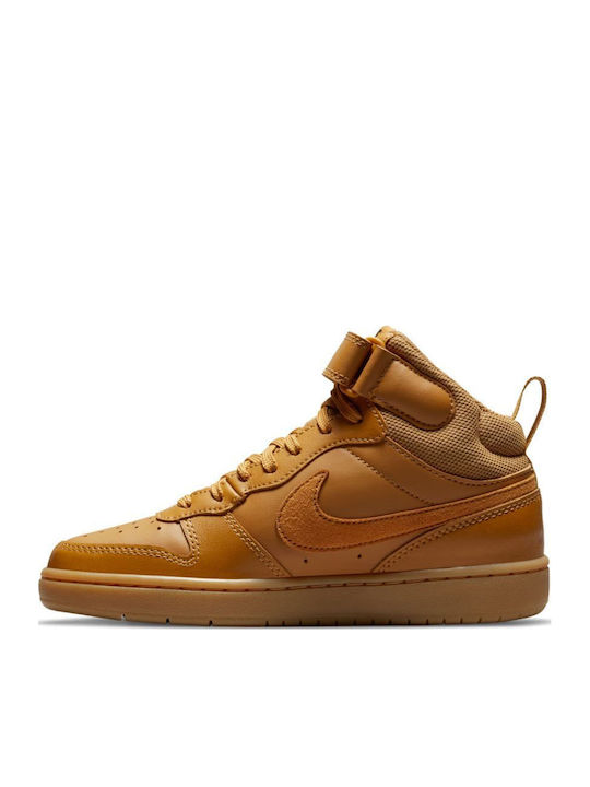 Court Borough Παιδικά Sneakers High με Σκρατς Ταμπά