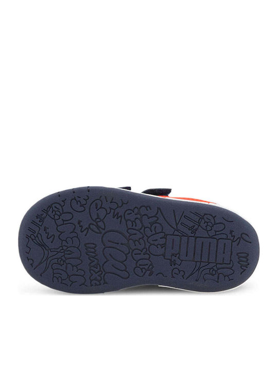 Multiflex Kids Sneakers with Scratch Navy Blue