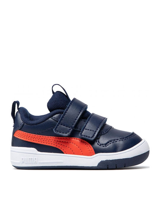 Multiflex Kids Sneakers with Scratch Navy Blue