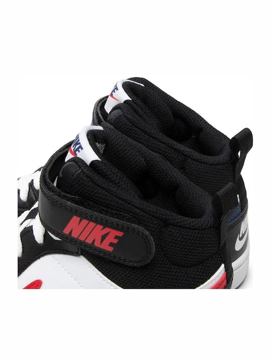 Court Court Borough MID 2 Kids Sports Shoes Basketball with Hoop & Loop Closure White