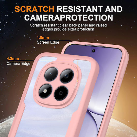 Techsuit ColorVerse 360 Vollschutz Silikon Rosa (Redmi Note 15 Pro+ / Poco M8 Pro)