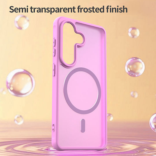 Techsuit Umschlag Rückseite Kunststoff Rosa (Galaxy S26)