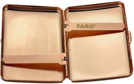 Tabacheră Metalică Poz Auriu Faro 03524