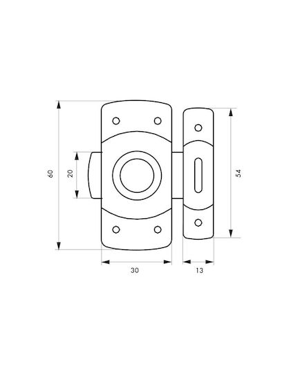 Șurub Tric Trac 30 Mm Alb Thirard 00100929