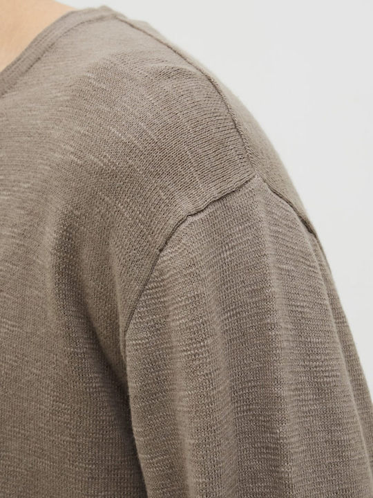 Langarm-Pullover Brown