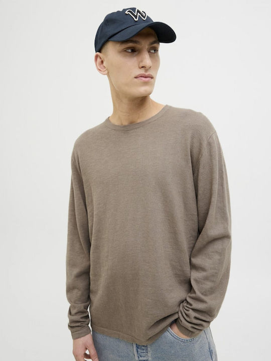 Langarm-Pullover Brown