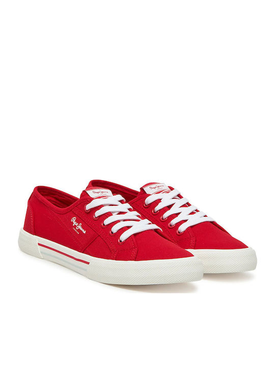 Pepe Jeans Brady Basic Плоски Маратонки Червено
