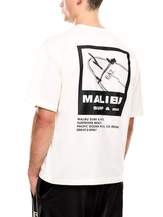 Emporio Armani T-Shirt Ecru-black