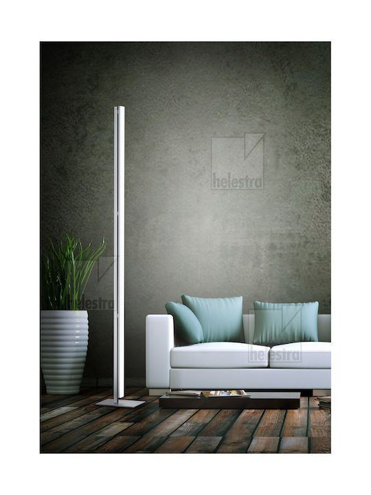 Helestra LED Floor Lamp Silver