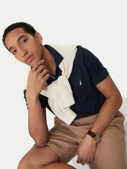 Polo T-shirt Navy Μπλε Σκούρο