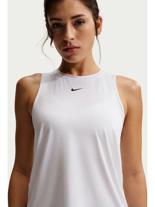 One Classic Damen Crop Top Ärmellos Weiß